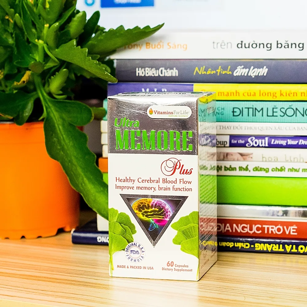 Hình ảnh Viên uống Ultra Memore Plus Vitamins For Life hỗ trợ tăng cường hoạt động tuần hoàn não (60 viên)