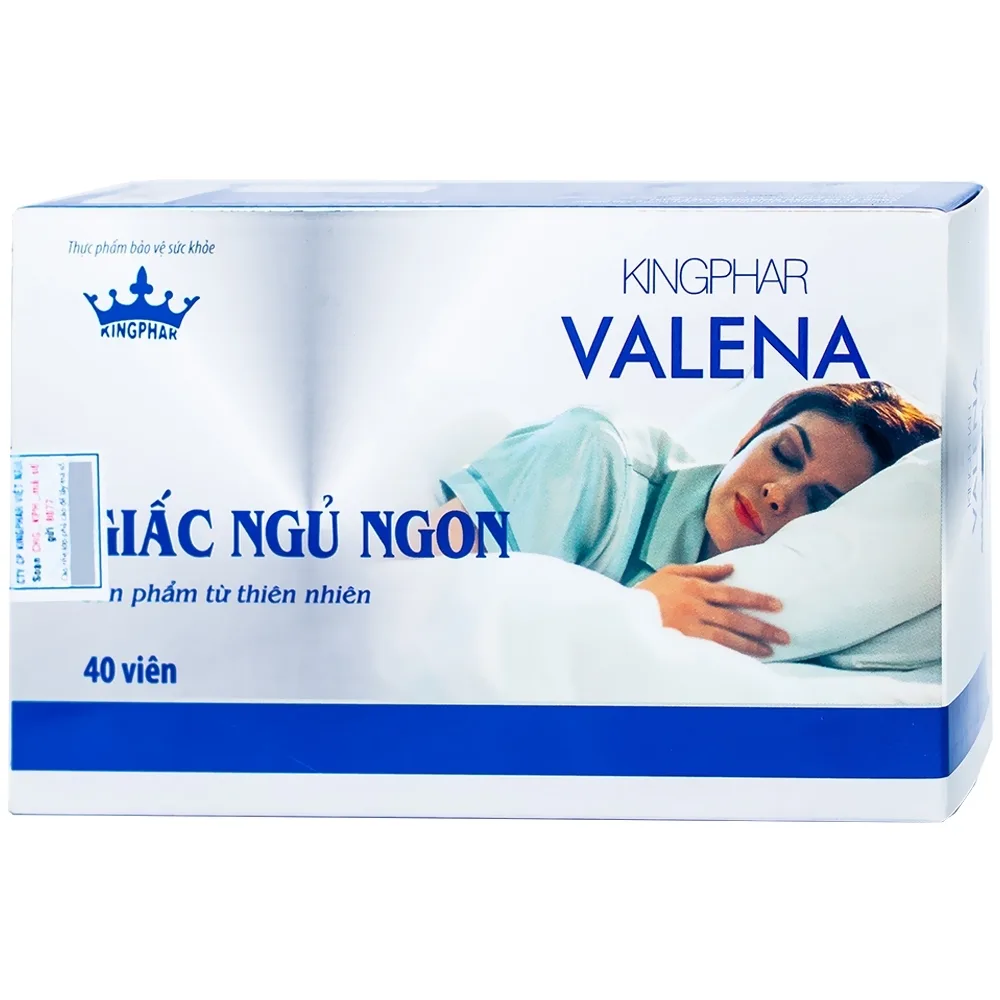 Hình ảnh Viên uống Valena Kingphar giúp an thần, hỗ trợ dễ ngủ (4 vỉ x 10 viên)