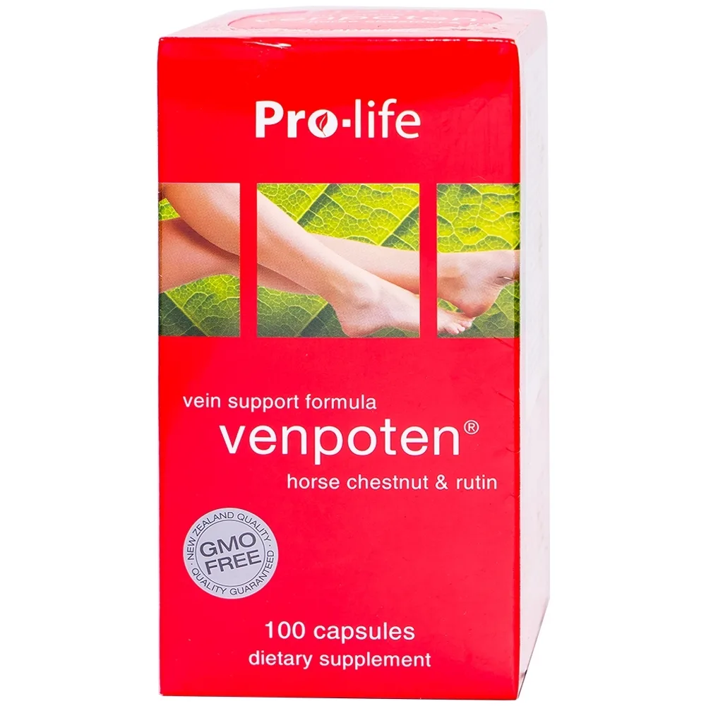 Hình ảnh Viên uống Venpoten Pro-life hỗ trợ làm tăng trương lực tĩnh mạch (100 viên)