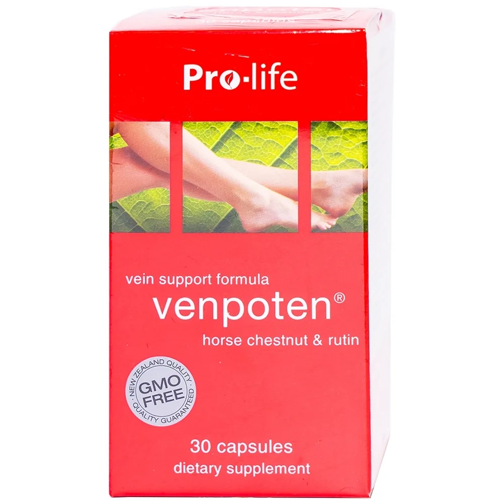 Hình ảnh Viên uống Venpoten Pro-life hỗ trợ làm tăng trương lực tĩnh mạch (30 viên)