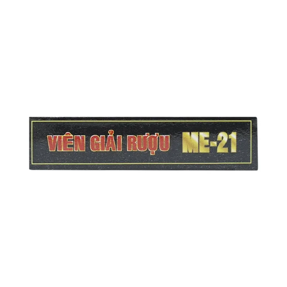 Hình ảnh Viên giải rượu ME-21 Á Châu điều hóa chuyển hóa rượu (1 vỉ x 4 viên)
