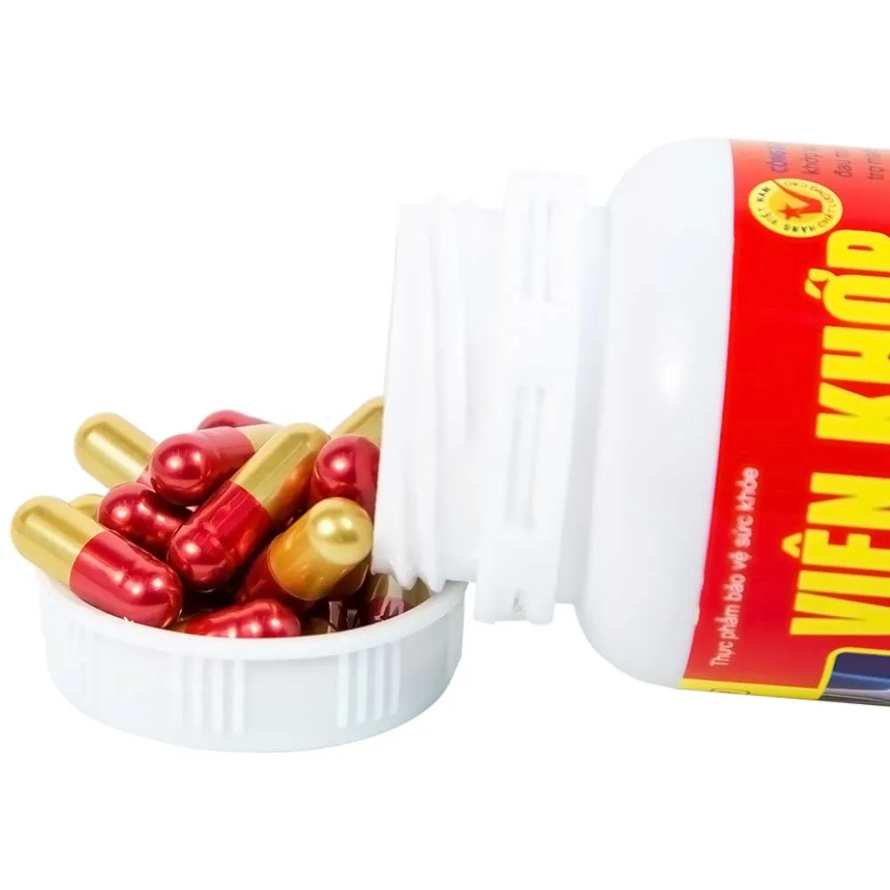 Hình ảnh Viên khớp Tâm Bình hỗ trợ giảm các triệu chứng của thoái hóa khớp, viêm khớp (60 viên)