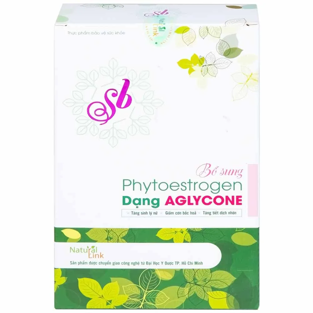 Hình ảnh Viên uống Sb bổ sung Phytoestrogen dạng Aglycone tăng sinh lý nữ (3 vỉ x 10 viên)