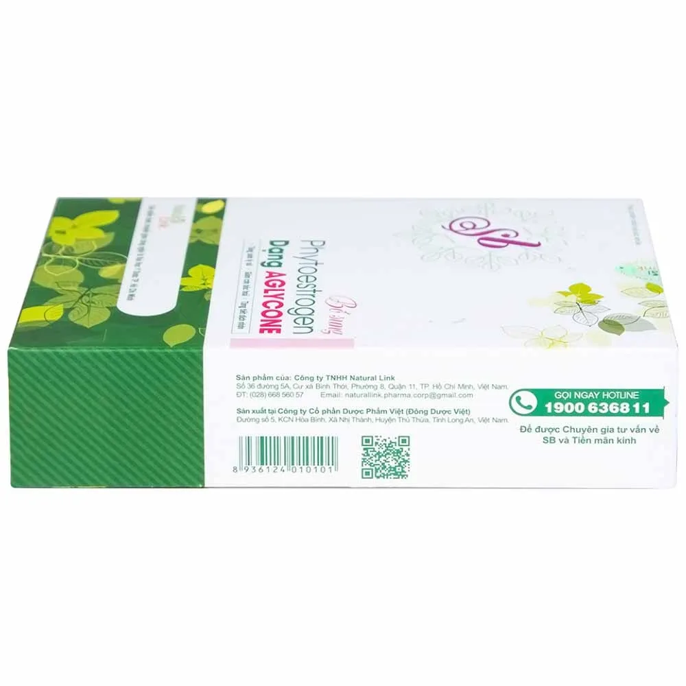 Hình ảnh Viên uống Sb bổ sung Phytoestrogen dạng Aglycone tăng sinh lý nữ (3 vỉ x 10 viên)