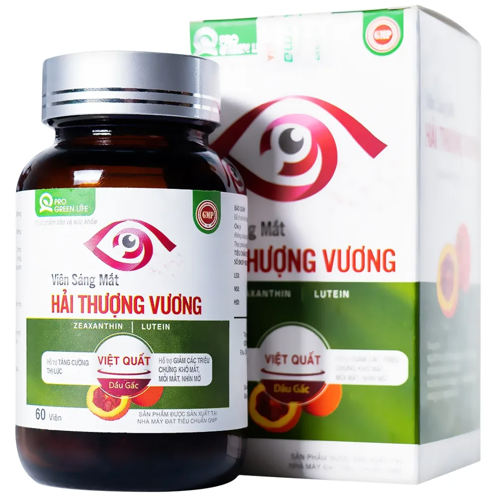 Hình ảnh Viên Sáng Mắt Hải Thượng Vương hỗ trợ tăng cường thị lực (60 viên)