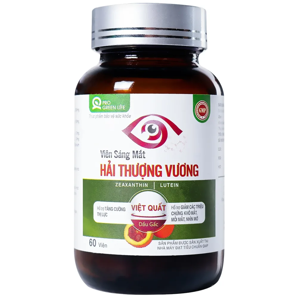 Hình ảnh Viên Sáng Mắt Hải Thượng Vương hỗ trợ tăng cường thị lực (60 viên)