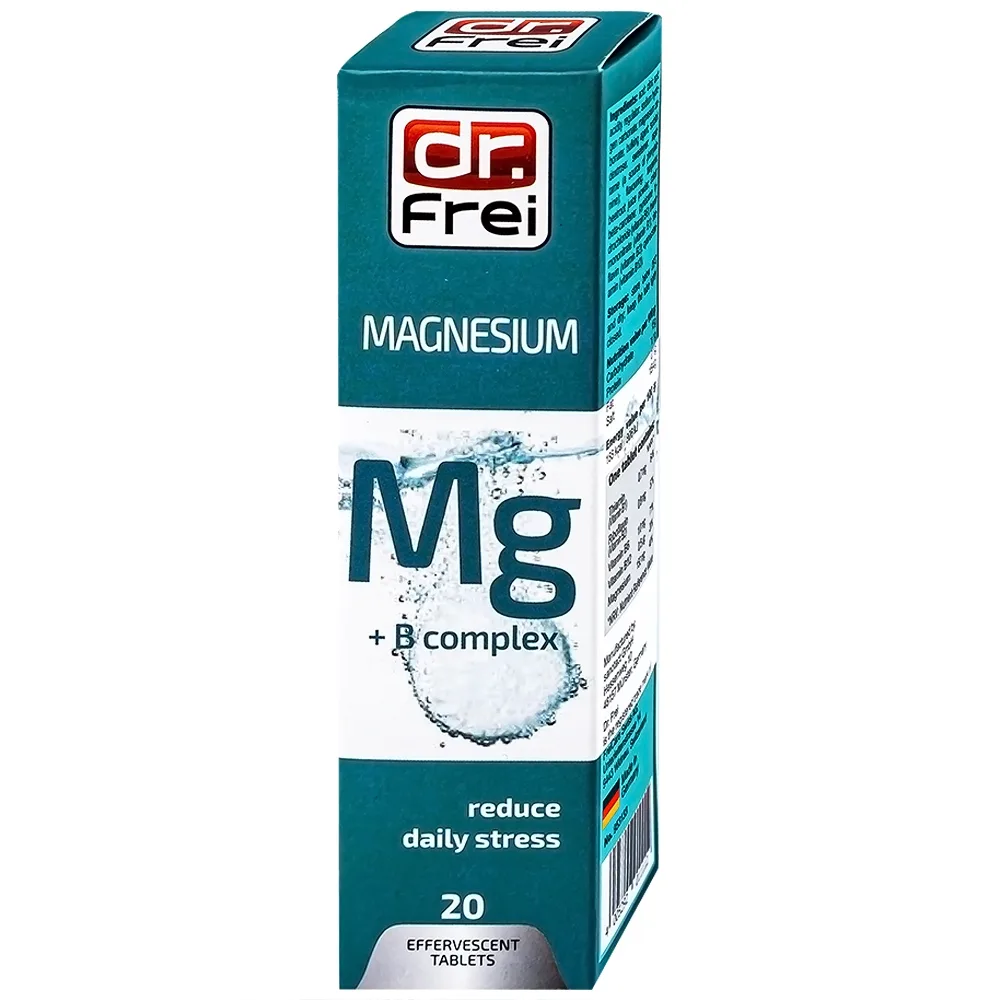 Hình ảnh Viên sủi Magnesium + B Complex Dr. Frei hỗ trợ giảm căng thẳng (20 viên)