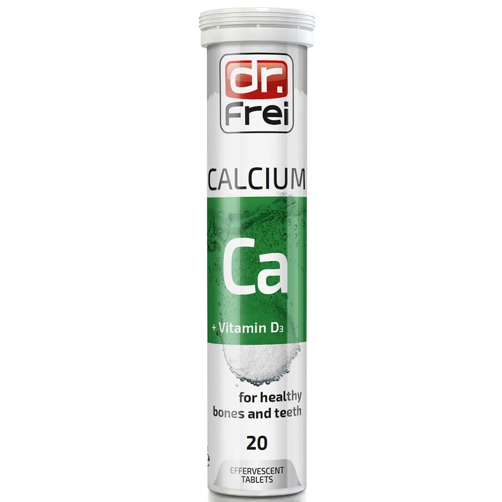 Hình ảnh Viên sủi Calcium + Vitamin D3 Dr. Frei ngăn ngừa loãng xương, gãy xương, cho xương chắc khoẻ (20 viên)