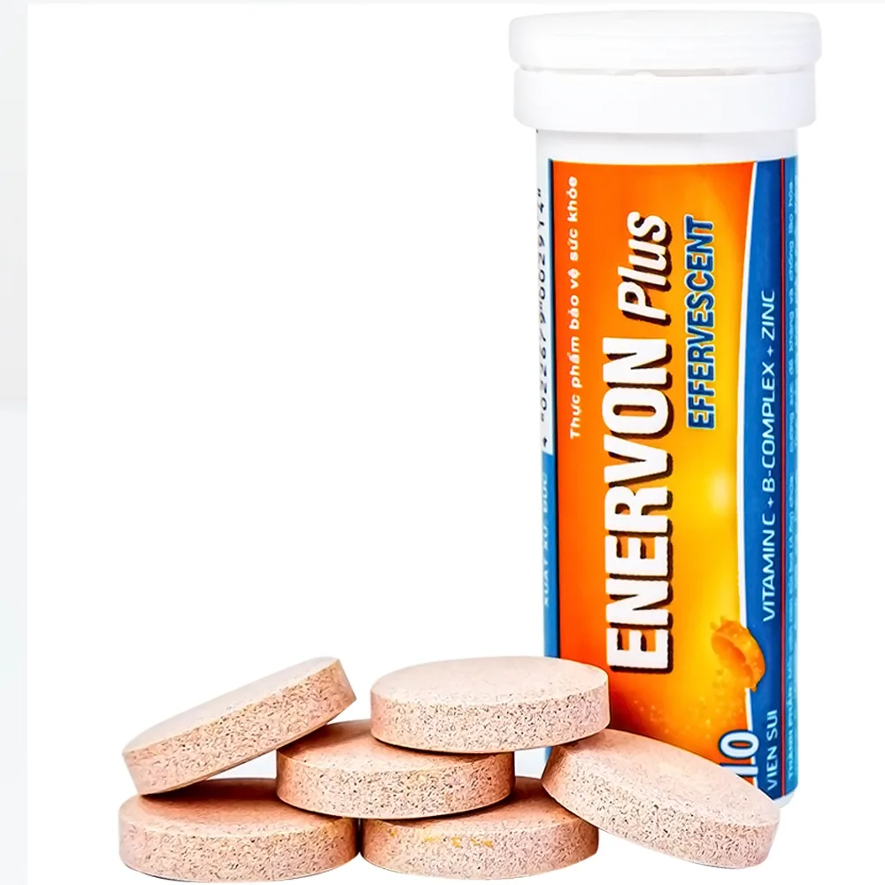 Hình ảnh Viên sủi Enervon Plus Effervescent C.Hedenkamp bổ sung Vitamin và khoáng chất cho cơ thể (10 viên)