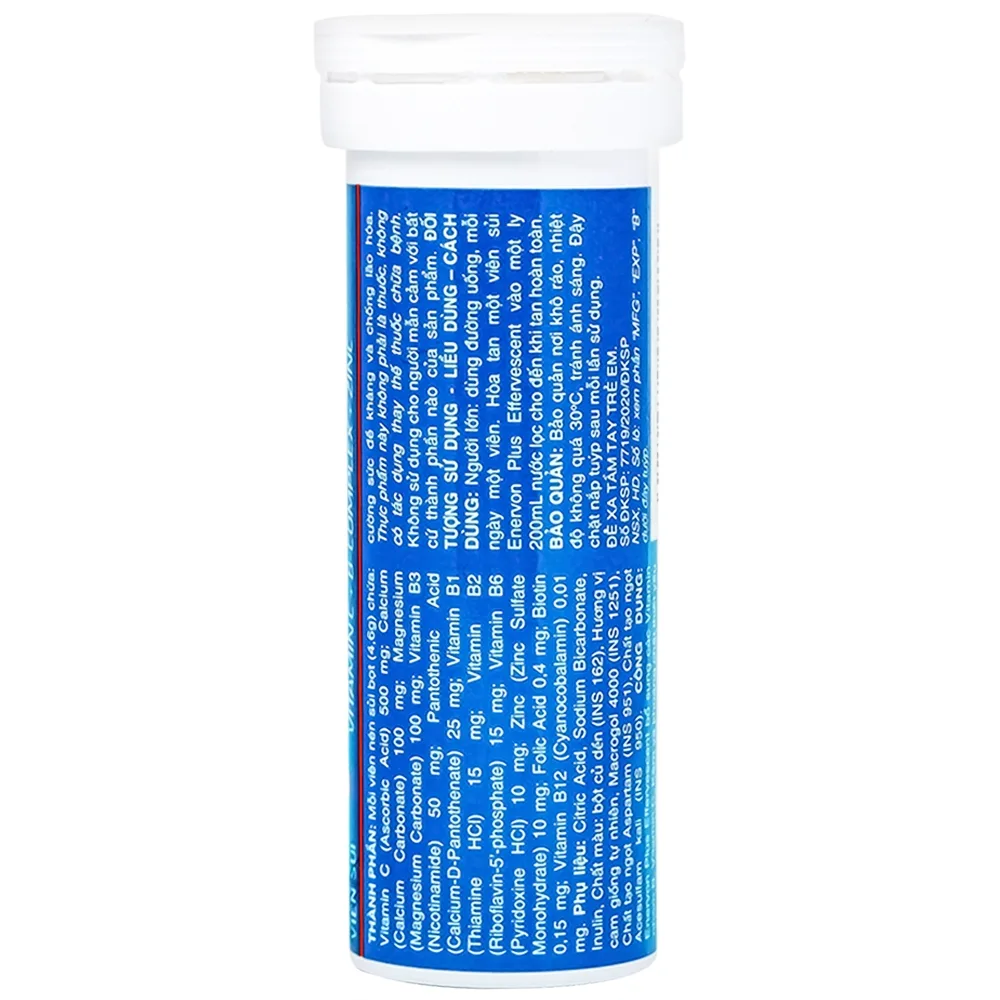 Hình ảnh Viên sủi Enervon Plus Effervescent C.Hedenkamp bổ sung Vitamin và khoáng chất cho cơ thể (10 viên)