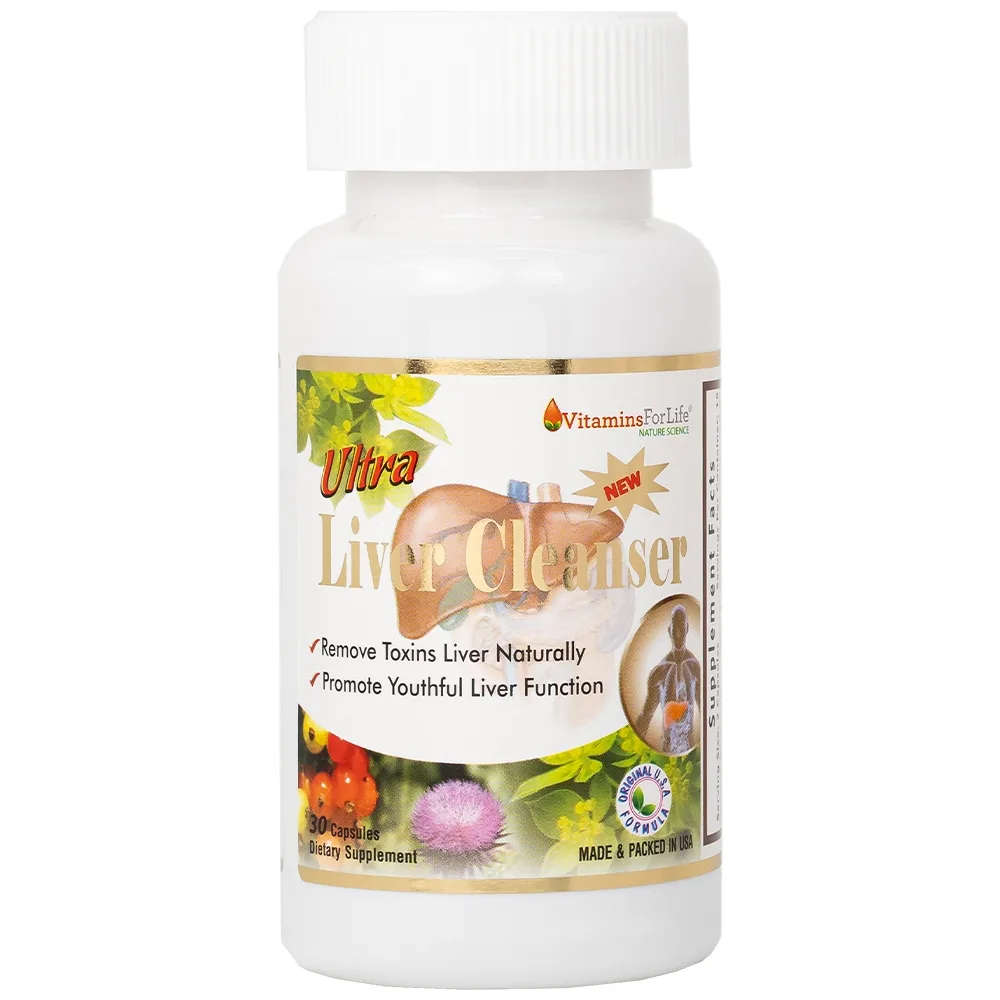 Hình ảnh Viên uống Ultra Liver Cleanser Vitamins For Life hỗ trợ giải độc gan, giúp bảo vệ gan (30 viên)