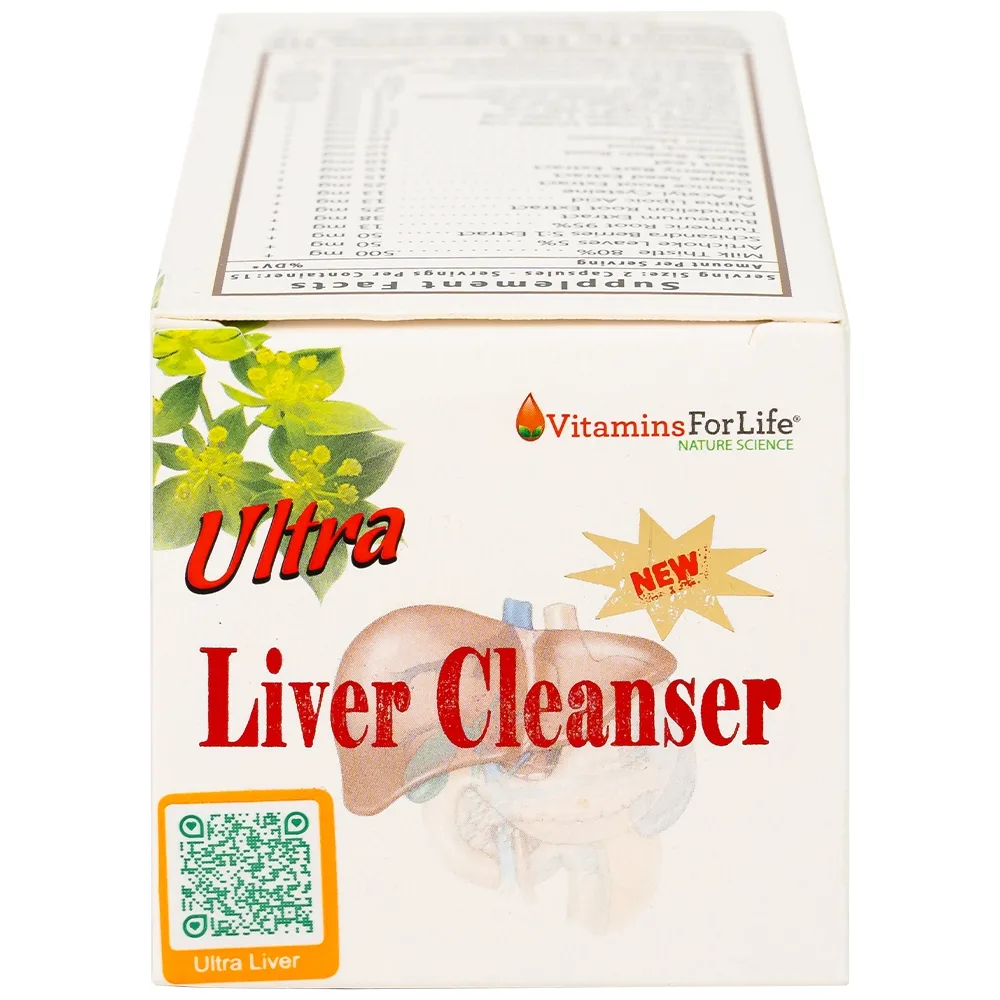 Hình ảnh Viên uống Ultra Liver Cleanser Vitamins For Life hỗ trợ giải độc gan, giúp bảo vệ gan (30 viên)