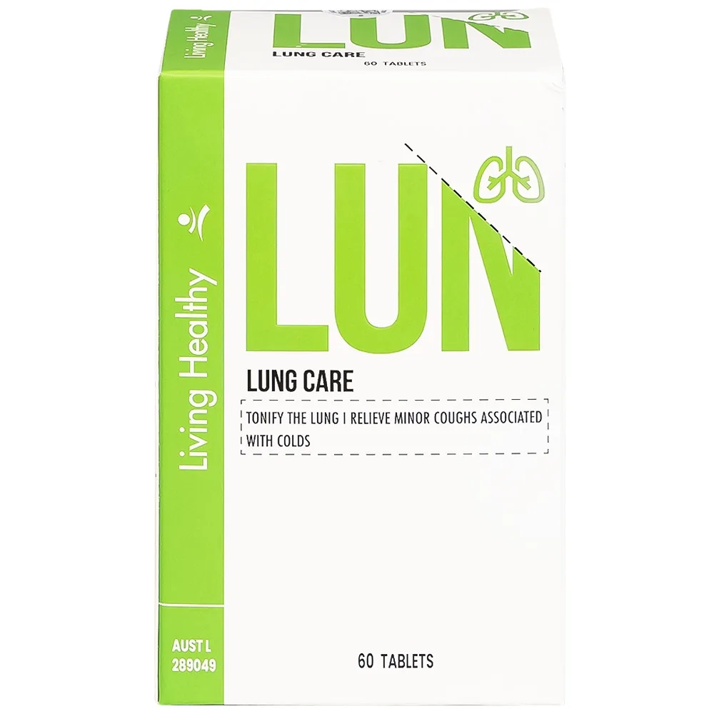 Hình ảnh Viên uống Living Healthy Lung Care hỗ trợ tăng cường sức khỏe, bổ phổi (60 viên)