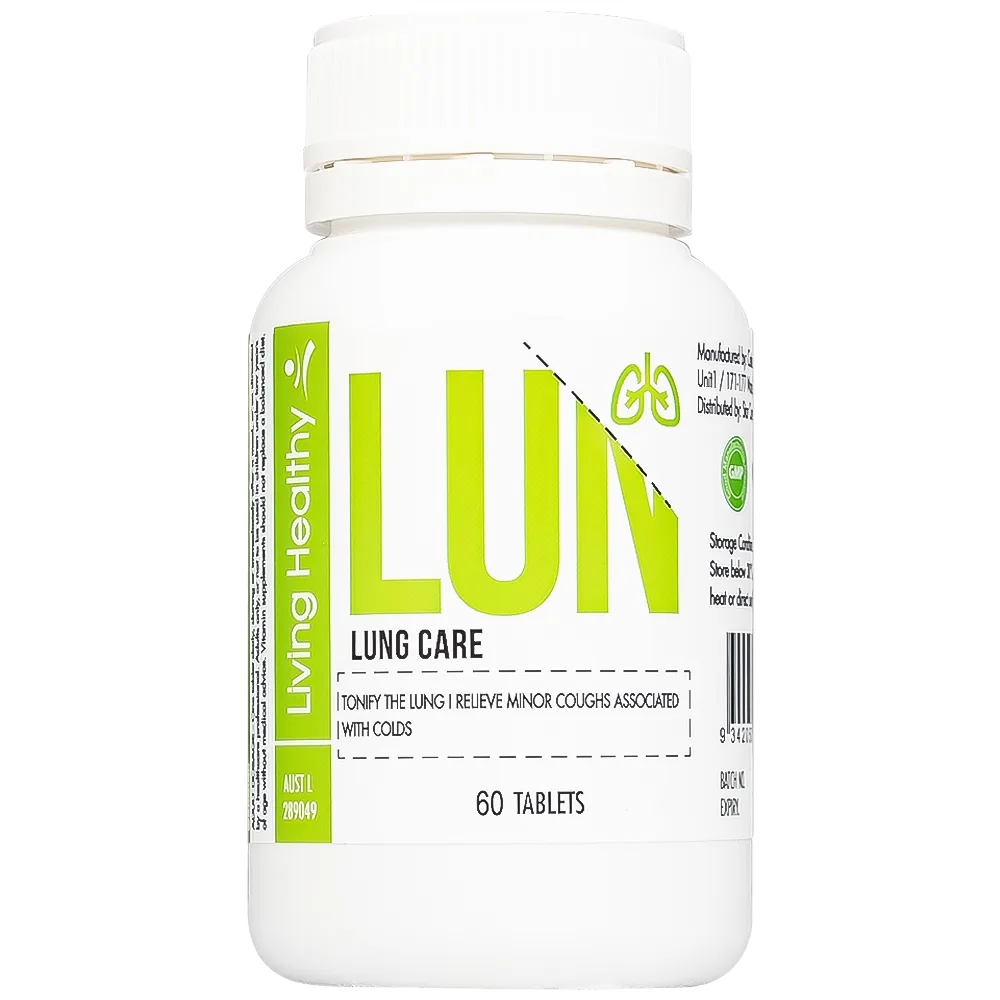 Hình ảnh Viên uống Living Healthy Lung Care hỗ trợ tăng cường sức khỏe, bổ phổi (60 viên)