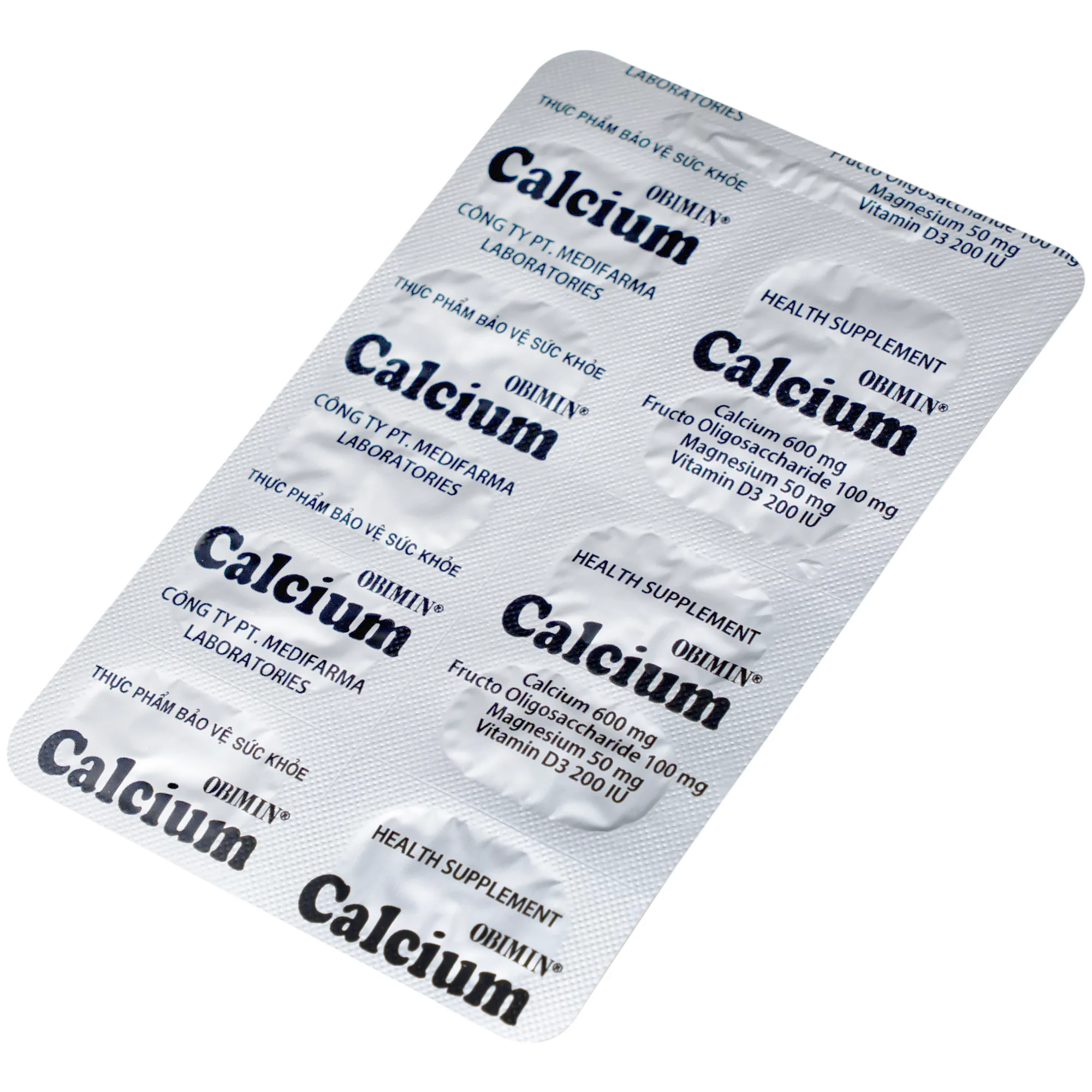 Hình ảnh Viên uống bổ sung Calci, Magne Obimin Calcium United (3 vỉ x 10 viên)
