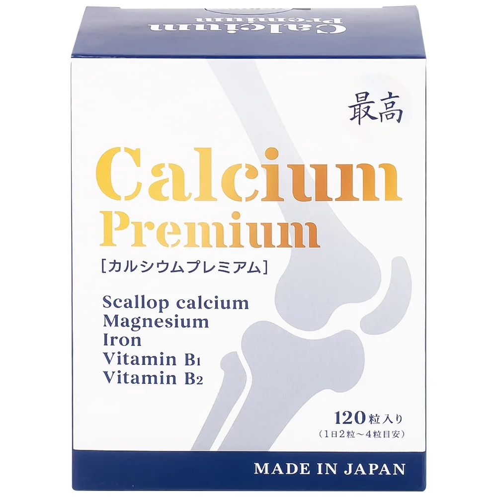 Hình ảnh Thực phẩm bảo vệ sức khỏe Calcium Premium JpanWell bổ sung canxi, giảm nguy cơ loãng xương (120 viên)