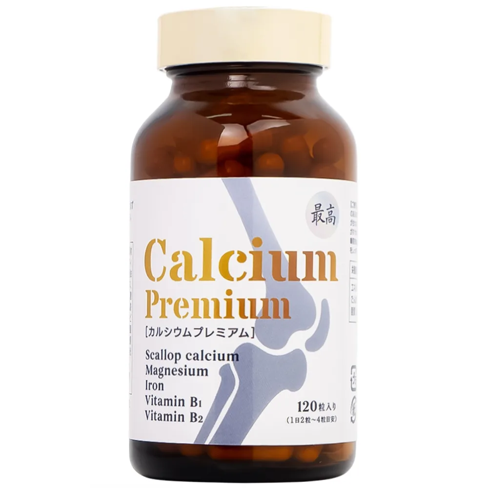 Hình ảnh Thực phẩm bảo vệ sức khỏe Calcium Premium JpanWell bổ sung canxi, giảm nguy cơ loãng xương (120 viên)