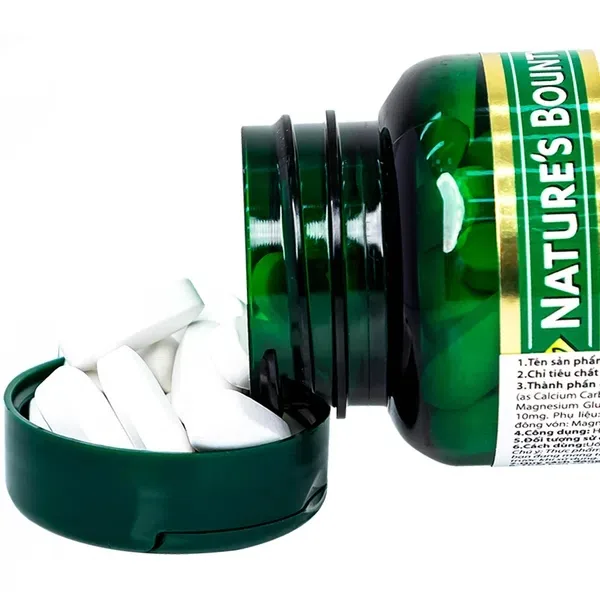Hình ảnh Viên uống Calcium Magnesium Zinc Nature's Bounty hỗ trợ duy trì sức khoẻ hệ xương (100 viên)
