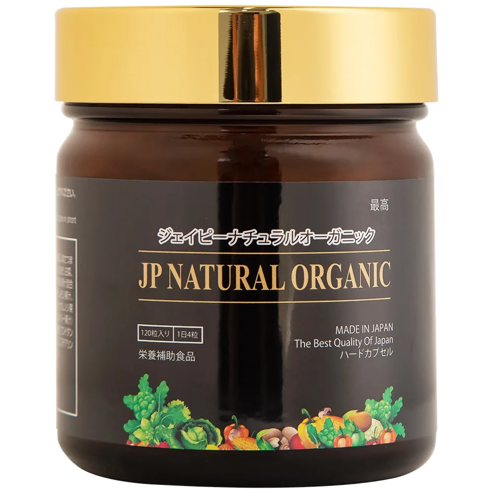 Hình ảnh Thực phẩm bảo vệ sức khỏe JP Natural Organic Jpanwell bổ sung chất xơ, chống táo bón và tăng đề kháng (120 viên) 