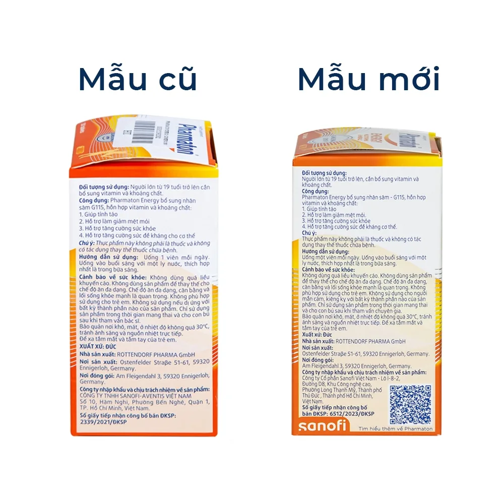 Hình ảnh Viên uống Pharmaton Energy hỗn hợp vitamin và khoáng chất giúp tỉnh táo, hỗ trợ giảm mệt mỏi (30 viên)