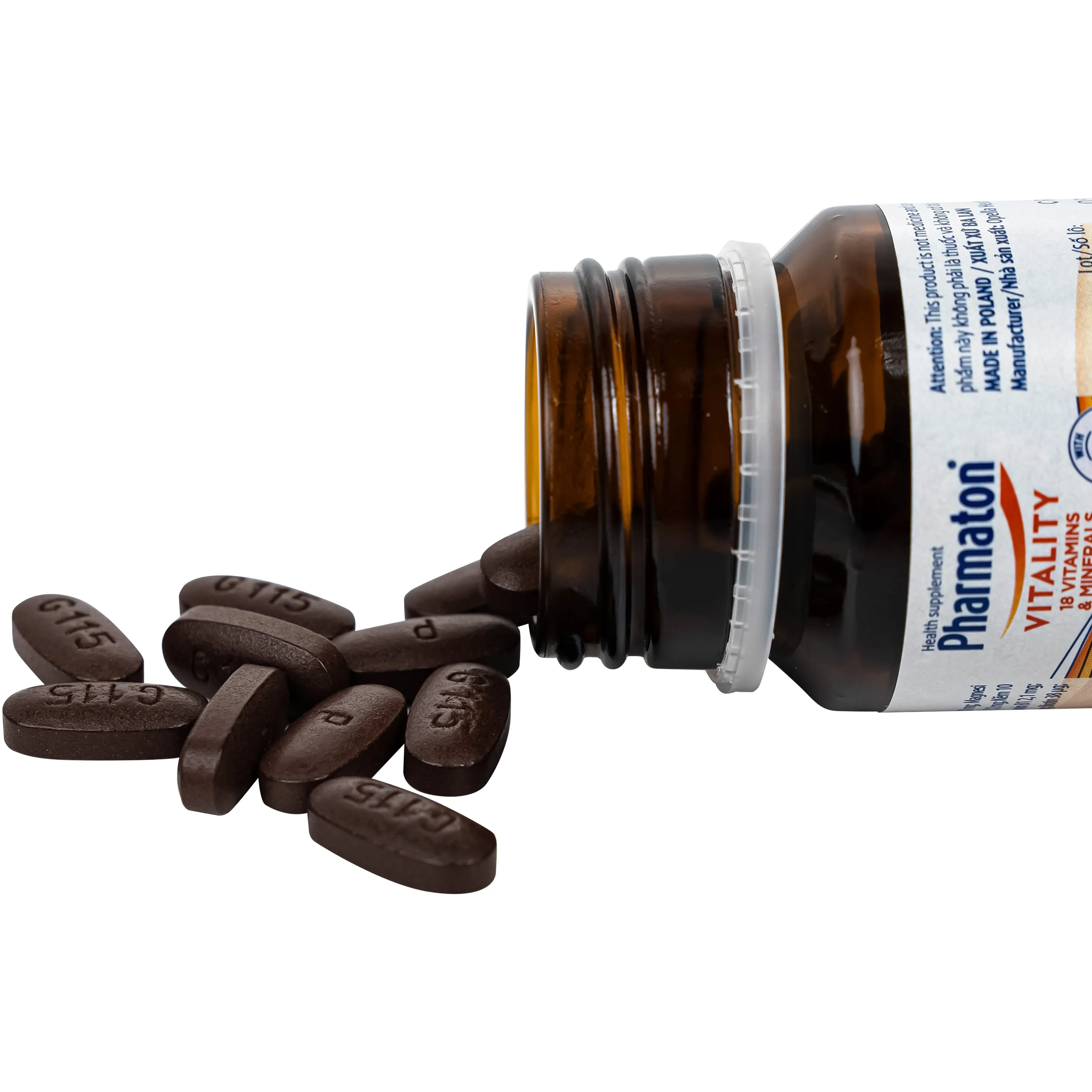 Hình ảnh Viên uống bổ sung năng lượng Pharmaton Vitality Sanofi hỗ trợ cải thiện tình trạng mệt mỏi, căng thẳng, nâng cao sức đề kháng (30 viên)