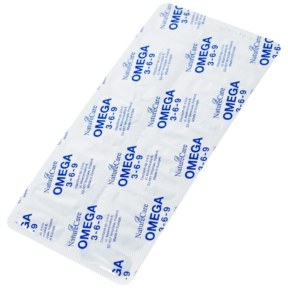 Hình ảnh Viên nang mềm NatureCare Omega 369 bổ sung Omega, giảm nguy cơ xơ vữa động mạch (6 vỉ x 20 viên)