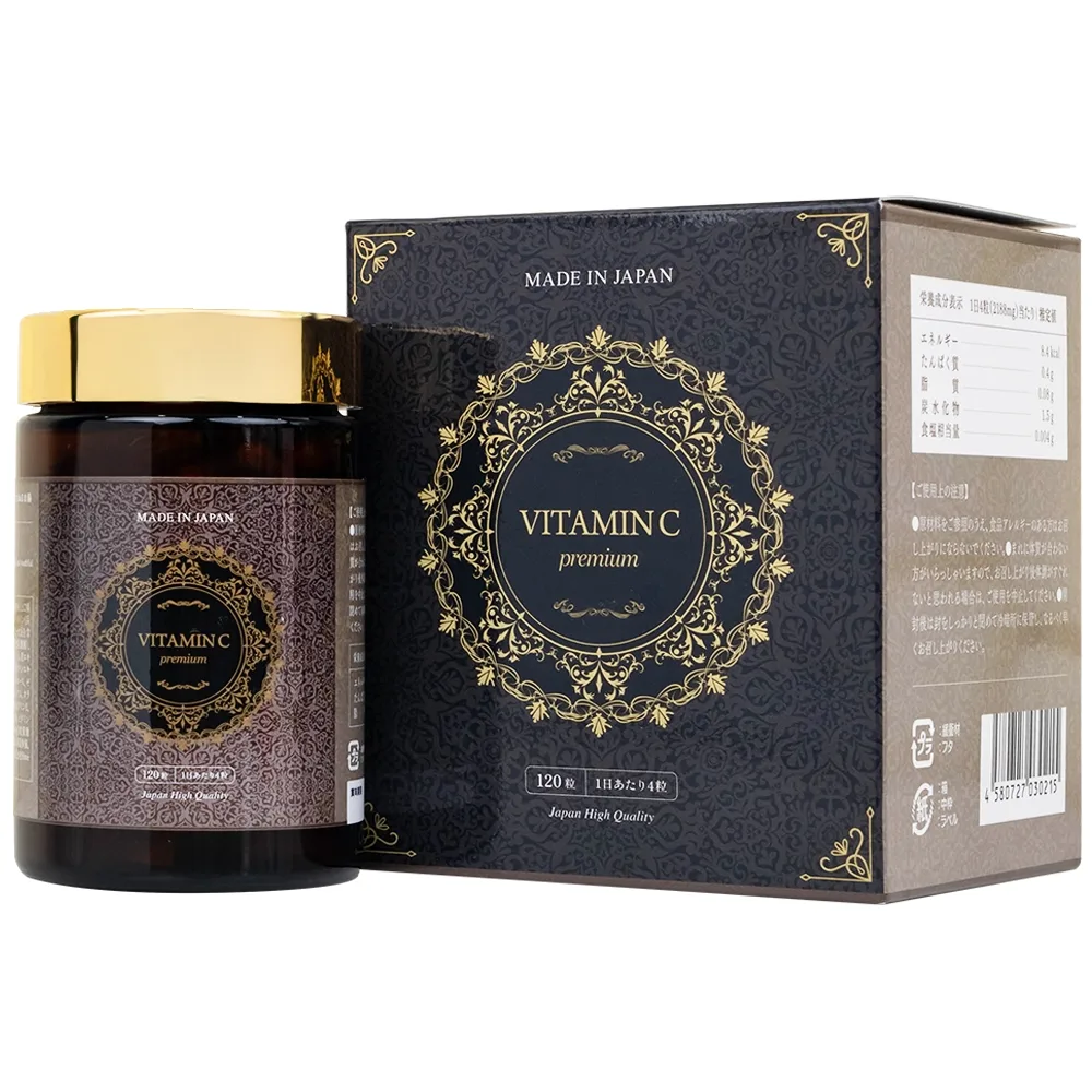 Hình ảnh Viên uống Vitamin C Premium Kenko bổ sung vitamin C, hạn chế oxy hóa, tăng đề kháng (120 viên)