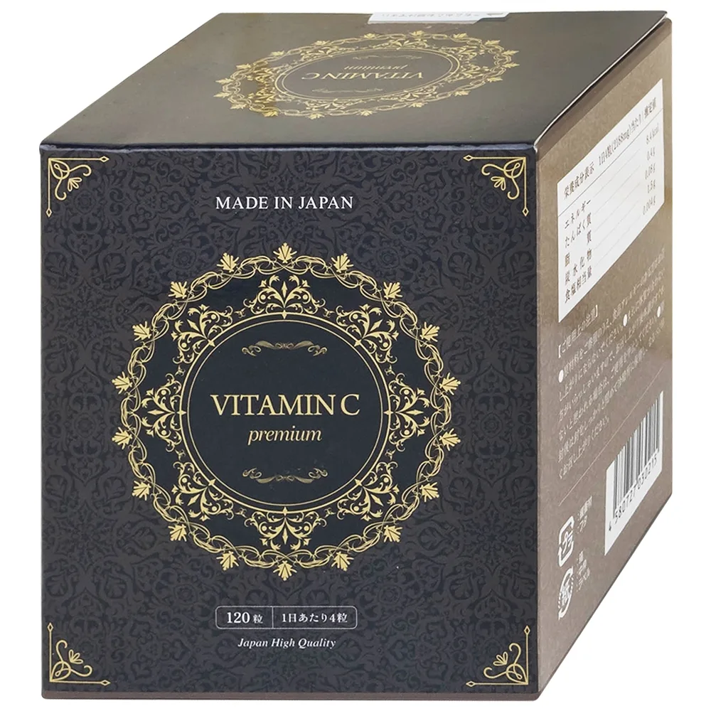Hình ảnh Viên uống Vitamin C Premium Kenko bổ sung vitamin C, hạn chế oxy hóa, tăng đề kháng (120 viên)