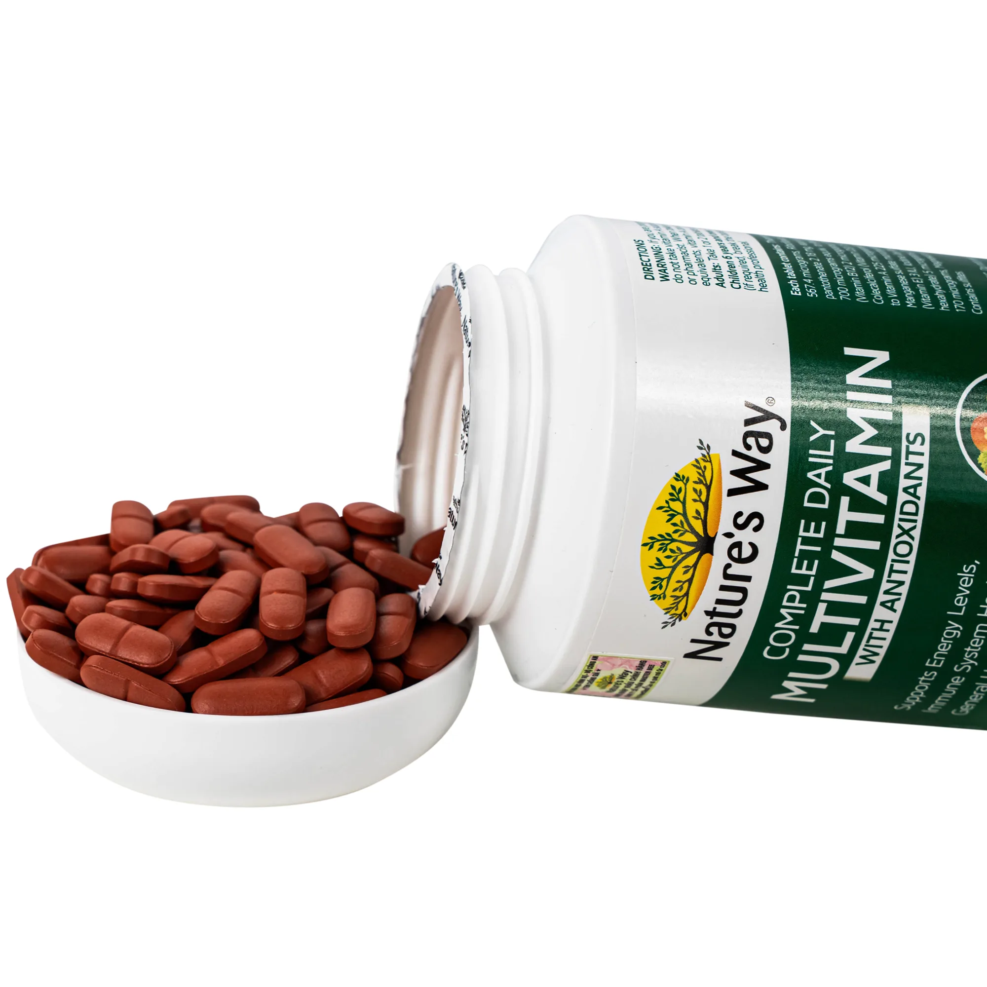 Hình ảnh Viên uống bổ sung Vitamin và khoáng chất, giúp tăng đề kháng Nature's Way Complete Daily Multivitamin(Hộp 200 viên)