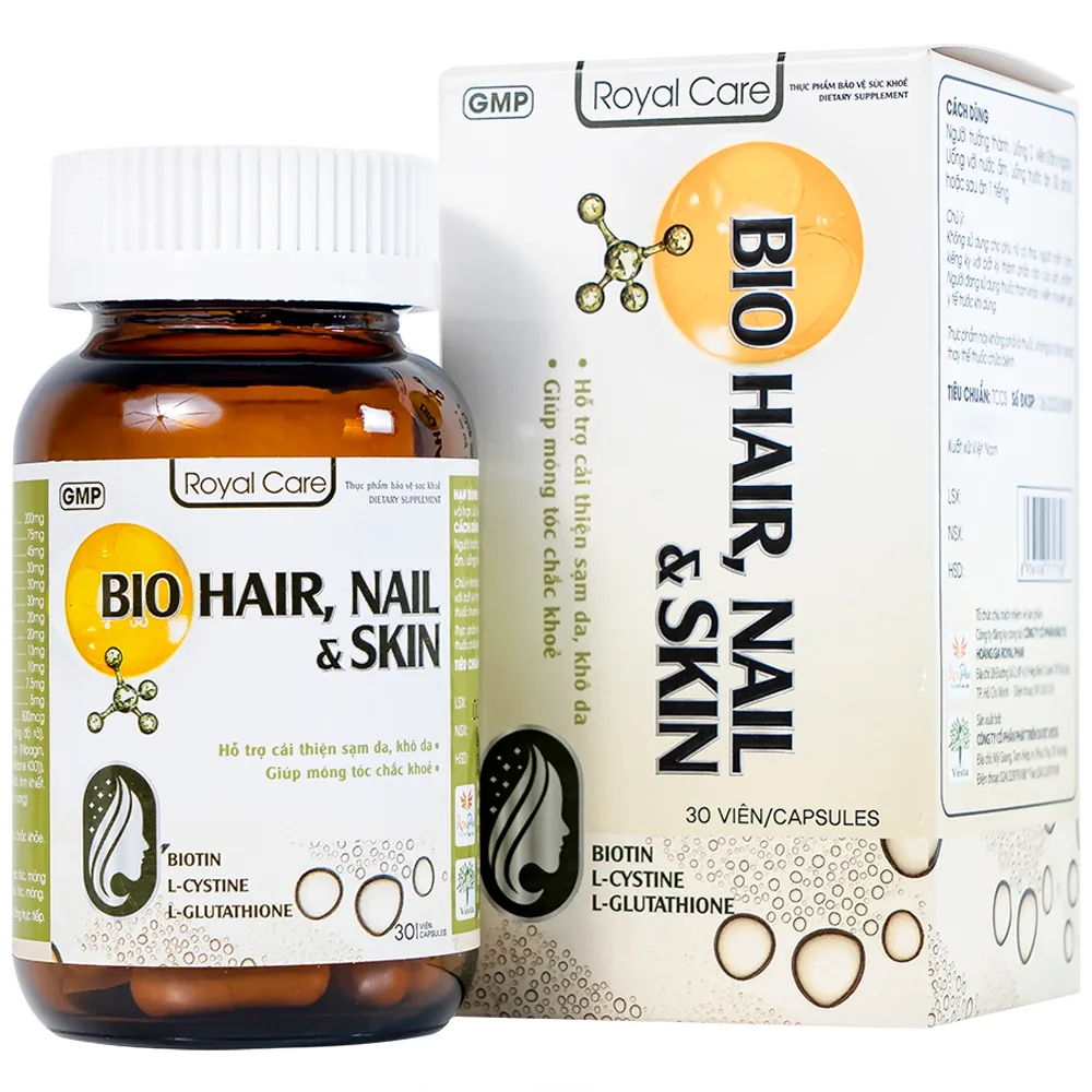 Hình ảnh Thực phẩm bảo vệ sức khỏe Royal Care Bio Hair, Nail & Skin
