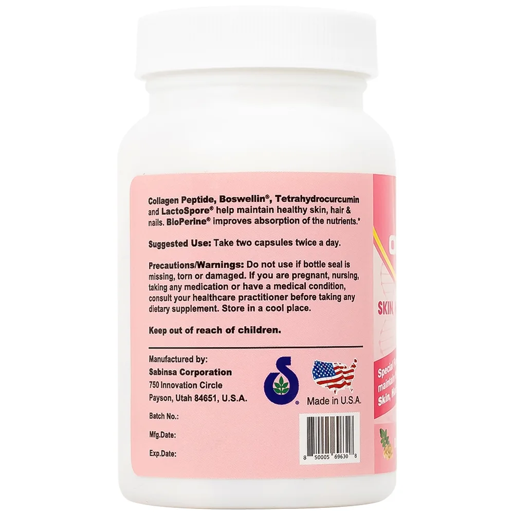 Hình ảnh Thực phẩm bảo vệ sức khỏe Premium Omexxel Skin, Hair & Nails Health