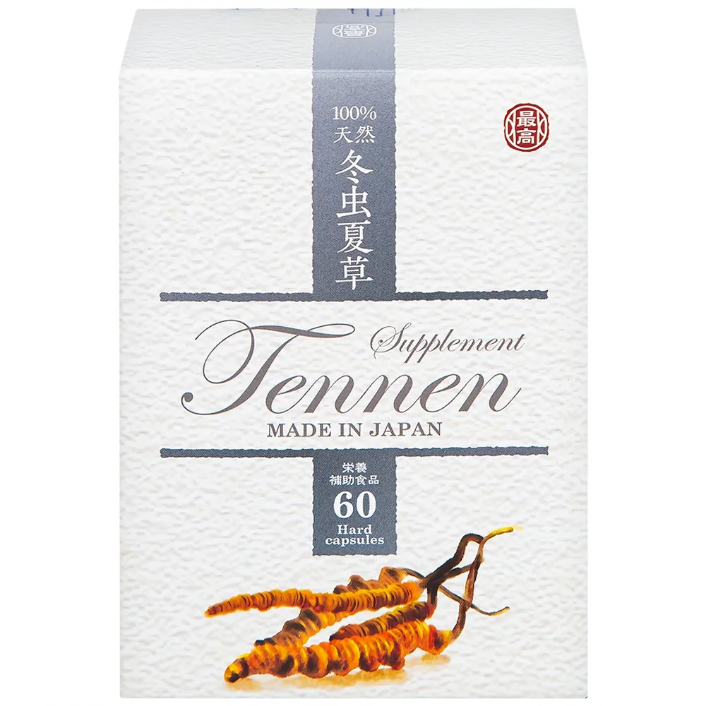Hình ảnh Viên uống Đông Trùng Hạ Thảo Tennen Jpanwell hỗ trợ tăng cường sức khỏe (6 vỉ x 10 viên)