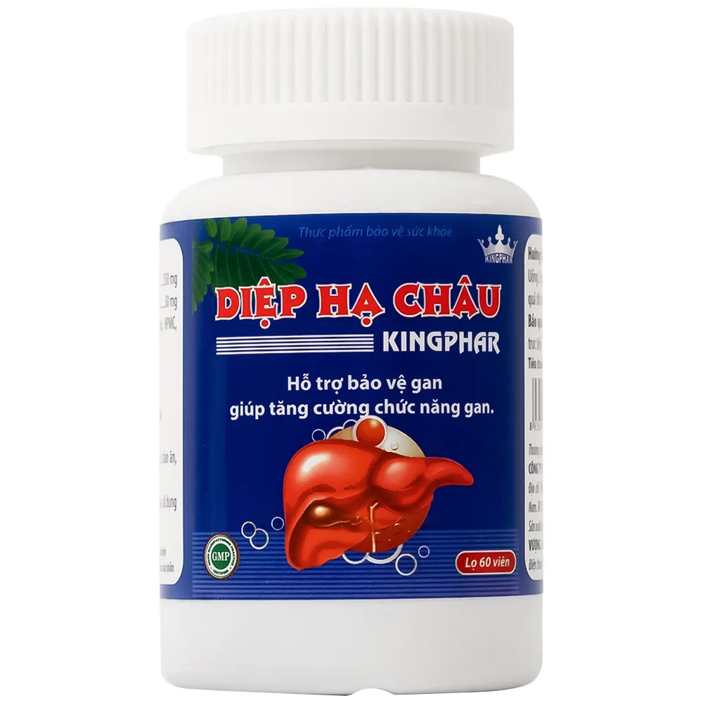 Hình ảnh Viên uống Diệp Hạ Châu Kingphar hỗ trợ bảo vệ gan, tăng cường chức năng gan (60 viên)