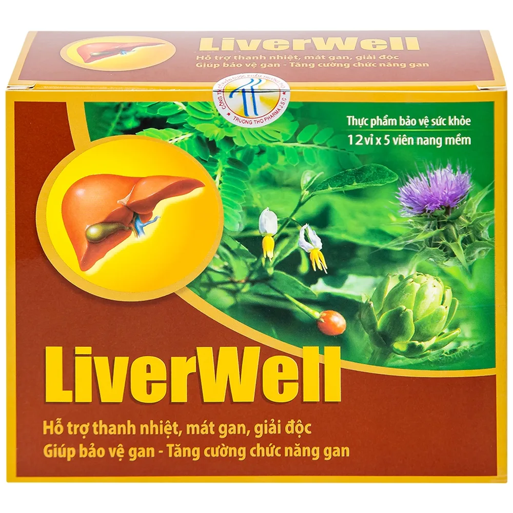 Hình ảnh Viên uống LiverWell Navi hỗ trợ thanh nhiệt, mát gan, giải độc (12 vỉ x 5 viên)