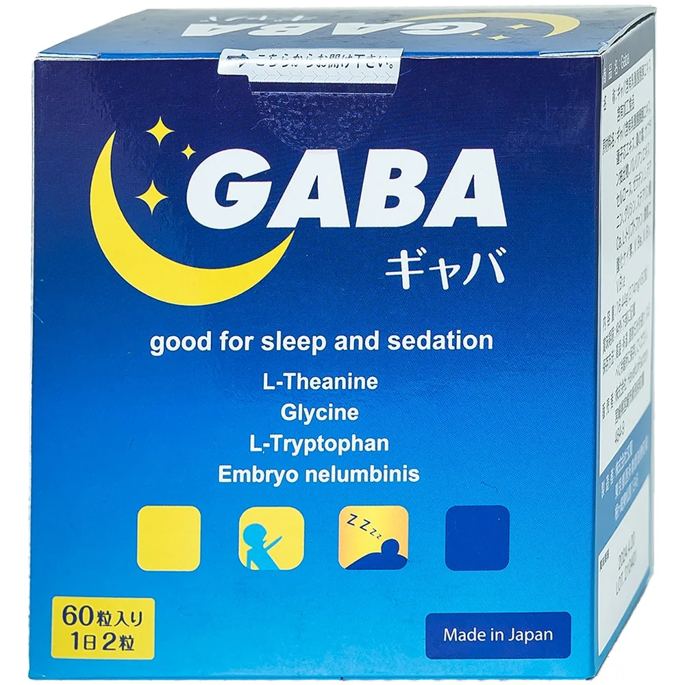 Hình ảnh Viên uống Gaba Jpanwell giảm các triệu chứng mất ngủ, khó ngủ, giấc ngủ không sâu (60 viên) 