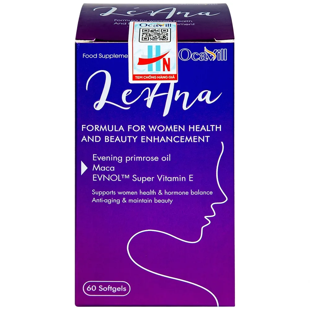 Hình ảnh Viên uống LéAna Ocavill hỗ trợ cân bằng nội tiết tố (60 viên)