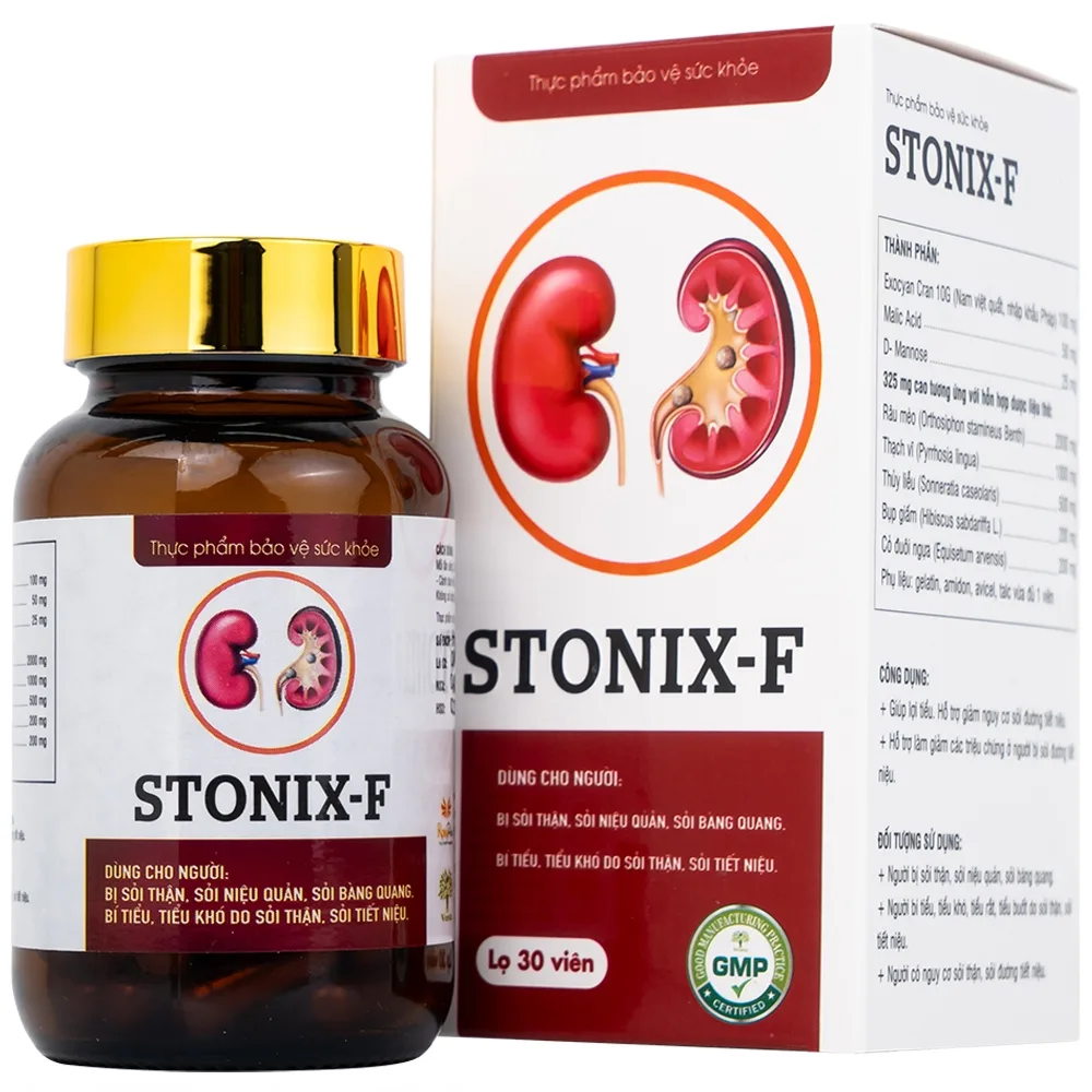 Hình ảnh Viên nang cứng Stonix-F Vesta lợi tiểu, giảm nguy cơ sỏi đường tiết niệu (30 viên)