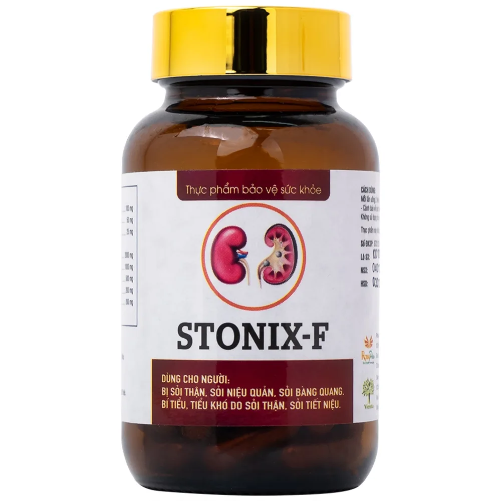 Hình ảnh Viên nang cứng Stonix-F Vesta lợi tiểu, giảm nguy cơ sỏi đường tiết niệu (30 viên)