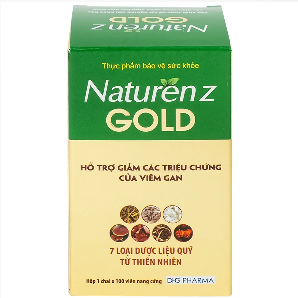 Hình ảnh Viên nang cứng Naturenz Gold DHG Pharma hỗ trợ giảm các triệu chứng của viêm gan (100 viên)