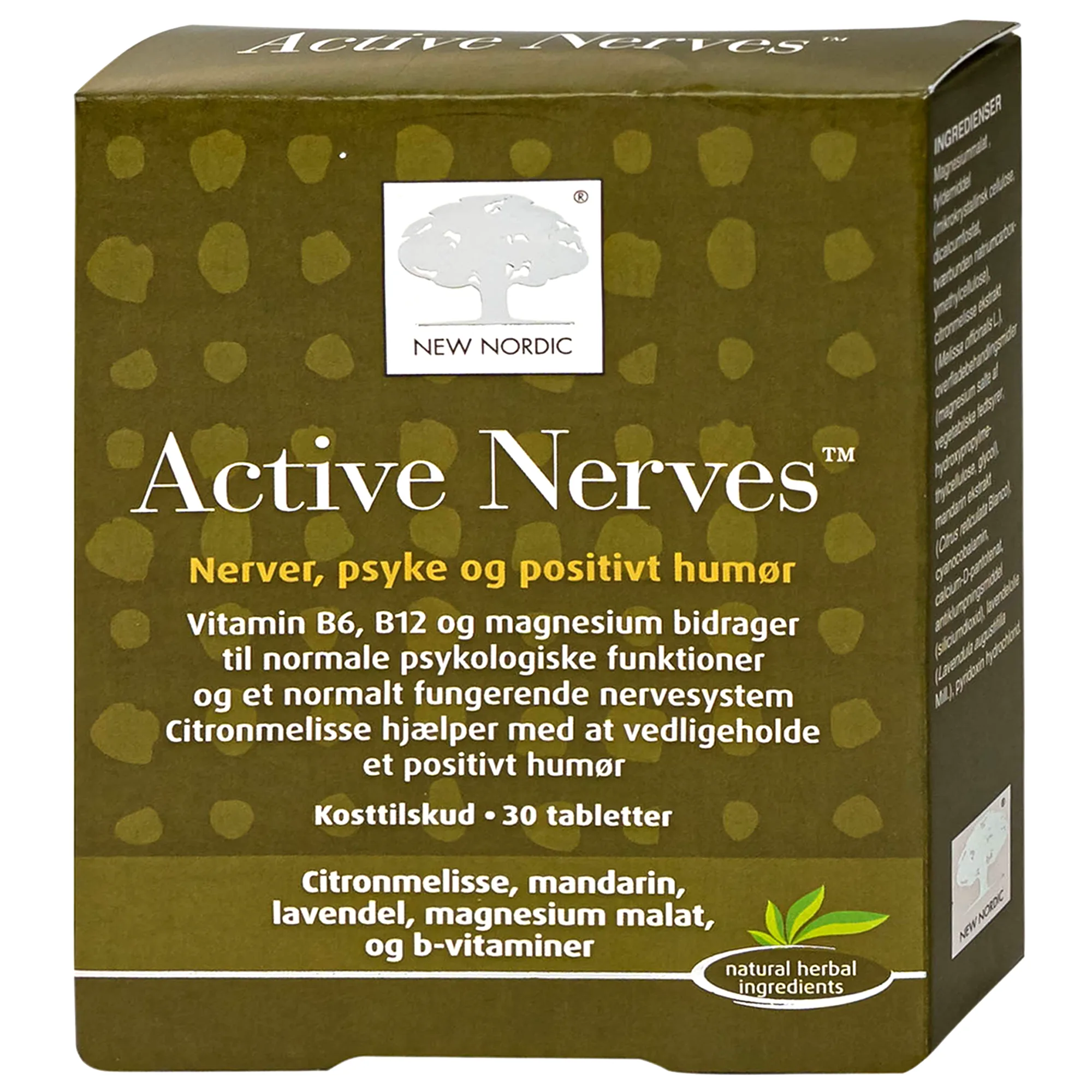 Hình ảnh Viên uống hỗ trợ giảm mệt mỏi New Nordic Active Nerves New Nordic (30 viên)