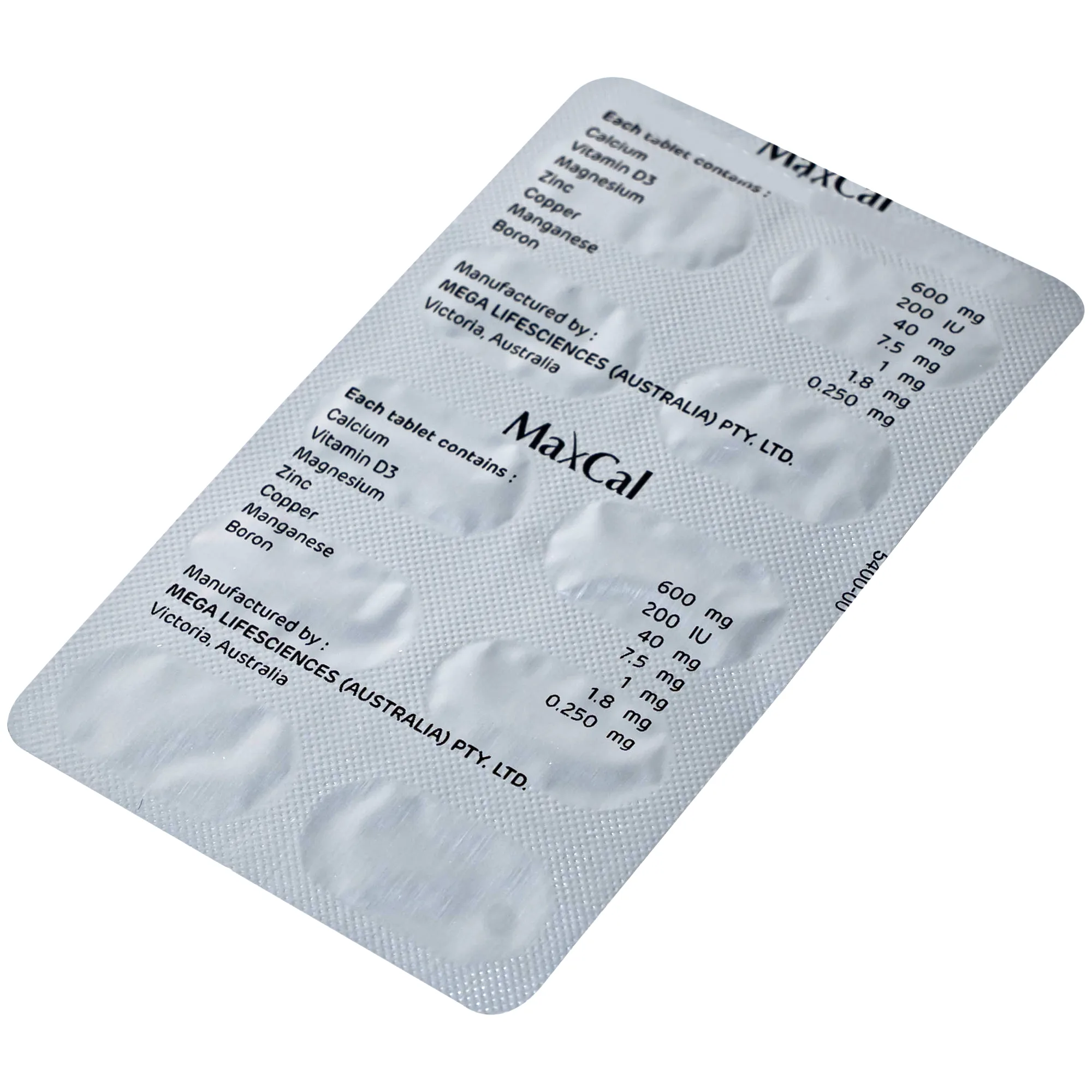 Hình ảnh Viên uống hỗ trợ giảm nguy cơ loãng xương Maxcal Mega (3 vỉ x 10 viên)