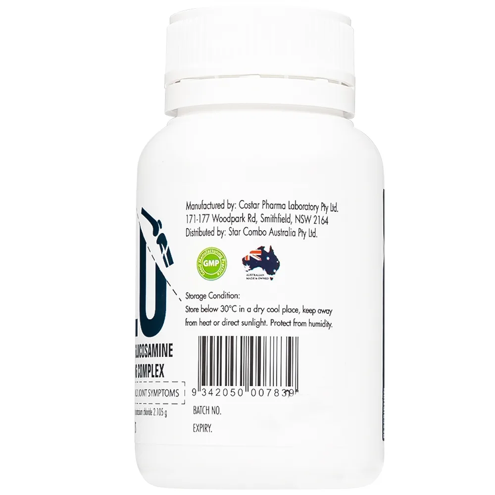 Hình ảnh Viên uống hỗ trợ giảm viêm khớp Living Healthy Glucosamine Sulphate 1500mg Complex (60 viên)
