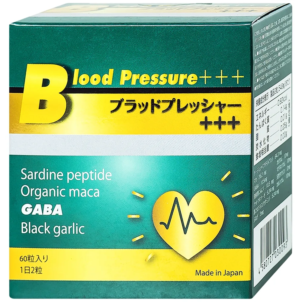 Hình ảnh Viên uống Blood Pressure+++ Jpanwell hỗ trợ huyết áp (60 viên)