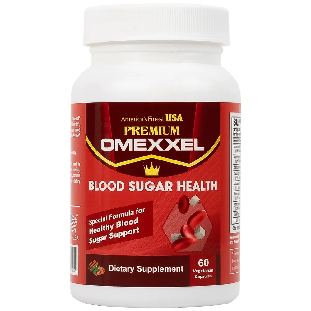 Hình ảnh Viên uống Premium Omexxel Blood Sugar Health hỗ trợ ổn định đường huyết (60 viên)