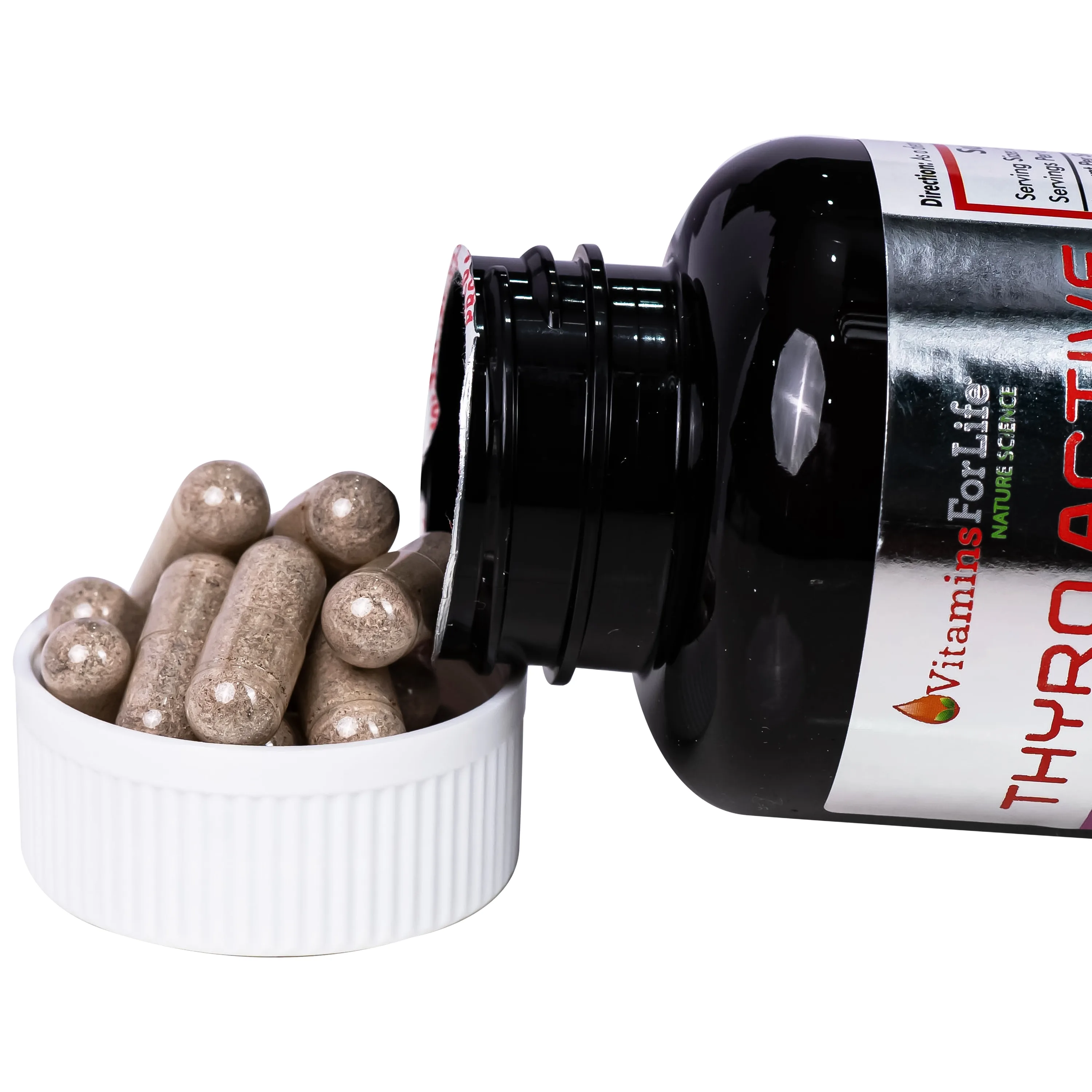 Hình ảnh Viên uống bổ sung L-Tyrosine, I-ốt, hỗ trợ tăng cường chức năng tuyến giáp Thyro Active Vitamins For Life (Hộp 30 viên)