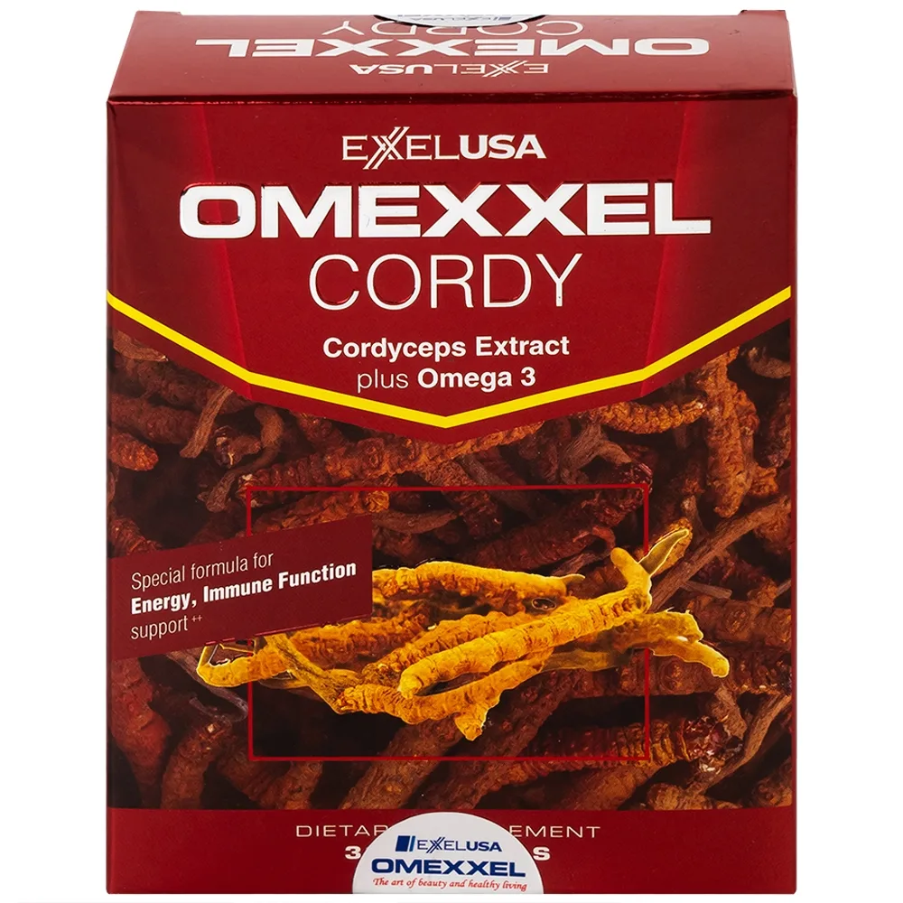Hình ảnh Viên nang mềm Omexxel Cordy hỗ trợ tăng sức đề kháng (3 vỉ x 10 viên)