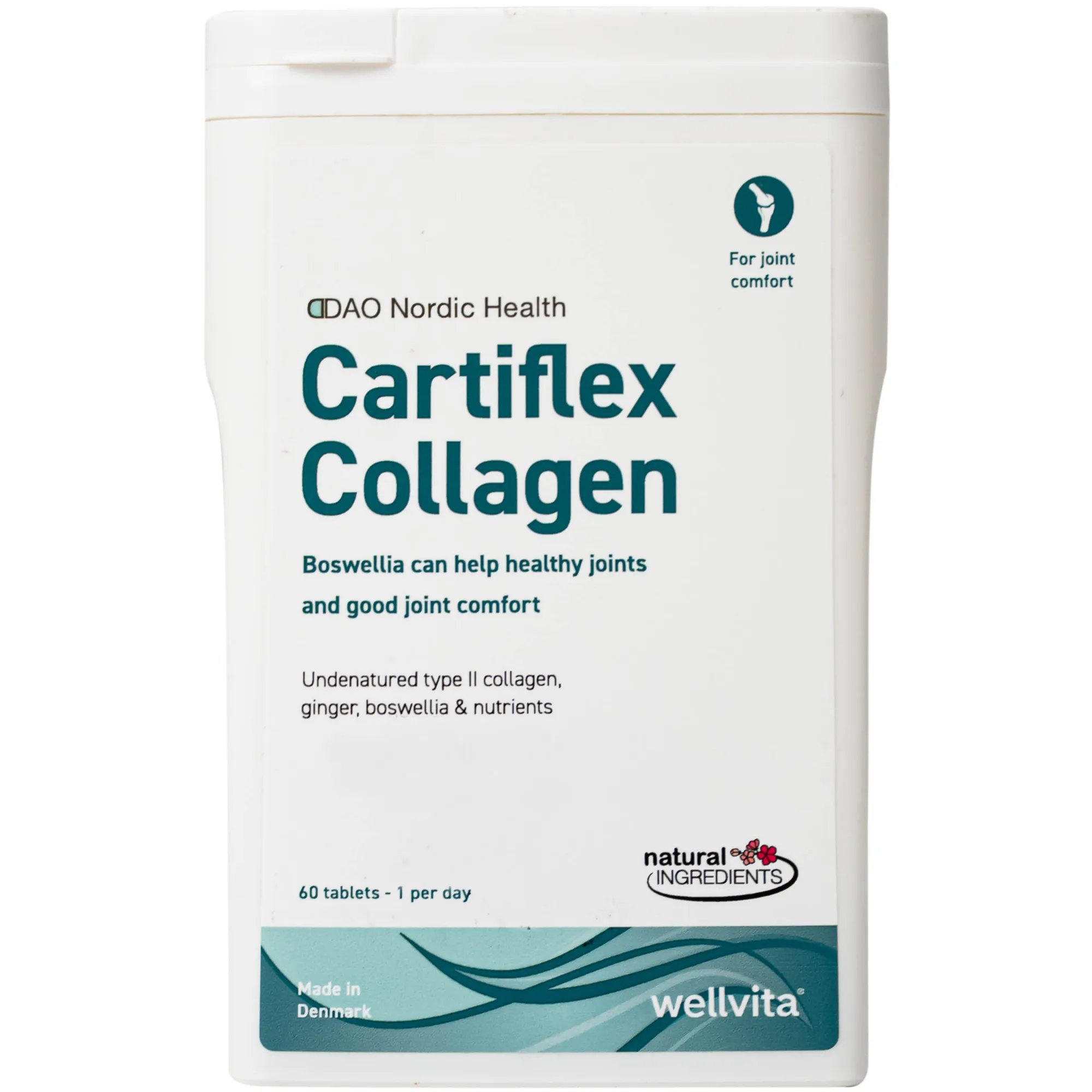 Hình ảnh Viên uống hỗ trợ tăng cường sức khỏe xương khớp Cartiflex Collagen DAO Nordic Health (60 viên)