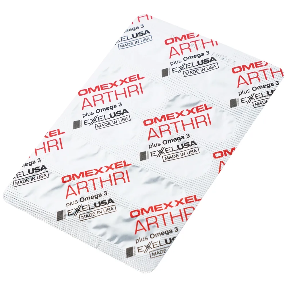 Hình ảnh Viên nang mềm Omexxel Arthri hỗ trợ tăng tiết dịch khớp, giảm đau do lão hóa khớp (3 vỉ x 10 viên)