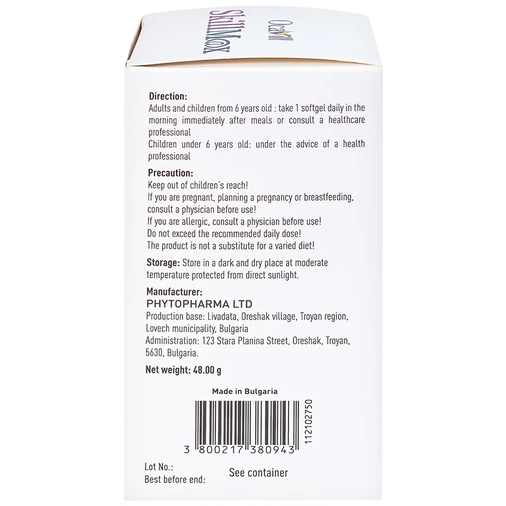 Hình ảnh Viên uống SkillMax OCAVILL hỗ trợ tăng cường thị lực, cải thiện các triệu chứng khô mắt (Hộp 30 viên)
