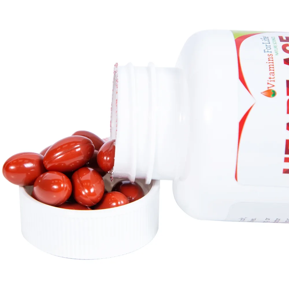 Hình ảnh Viên uống Heart Ace Support Vitamins For Life hỗ trợ sức khỏe tim mạch, điều hòa nhịp tim (Hộp 60 viên)